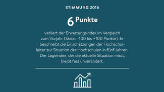 Zentrale Ergebnisse des Hochschul-Barometers 2016: Stimmung