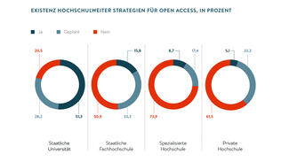 Existenz hochschulweiter Strategien für Open Access